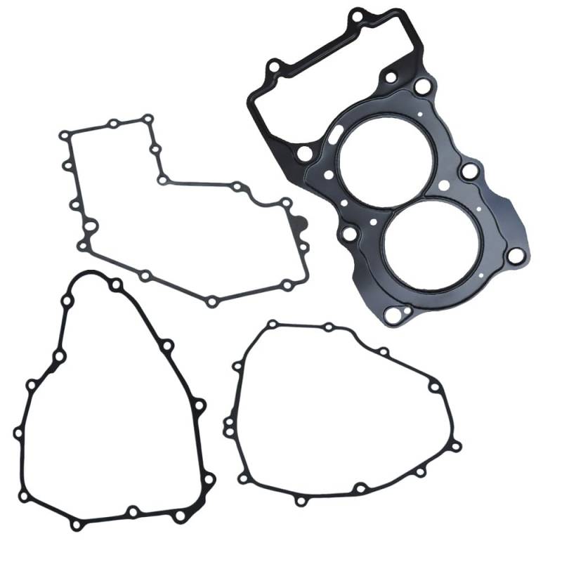 Kompletter Zylinderbasis-Generator-Kupplungsdeckel-Dichtungssatz Kompatibel mit Motorräder, kompatibel mit K N 400 EX400 2018 bis 2022, Z400 ZR400 2019 bis 2022(FOUR PCS) von THgfdZX