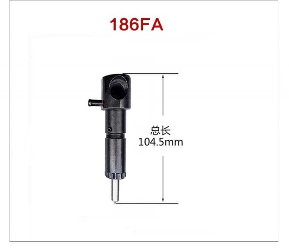 Kraftstoffinjektorbaugruppe Kompatibel mit 170F 173F 178F 186FA 188F 192F Dieselmotor, kompatibel mit K KAMA 5KW Generator 186F kompatibler Injektor(186FA) von THgfdZX