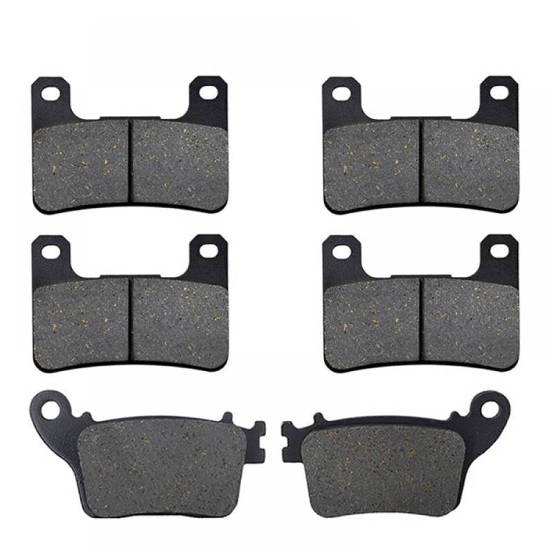 Motorrad-Bremsbeläge vorne und hinten, kompatibel mit GSXR1000 2009 bis 2014 und ZX1000 N ZX10R ABS 2011 bis 2014(FRONT AND REAR PADS) von THgfdZX