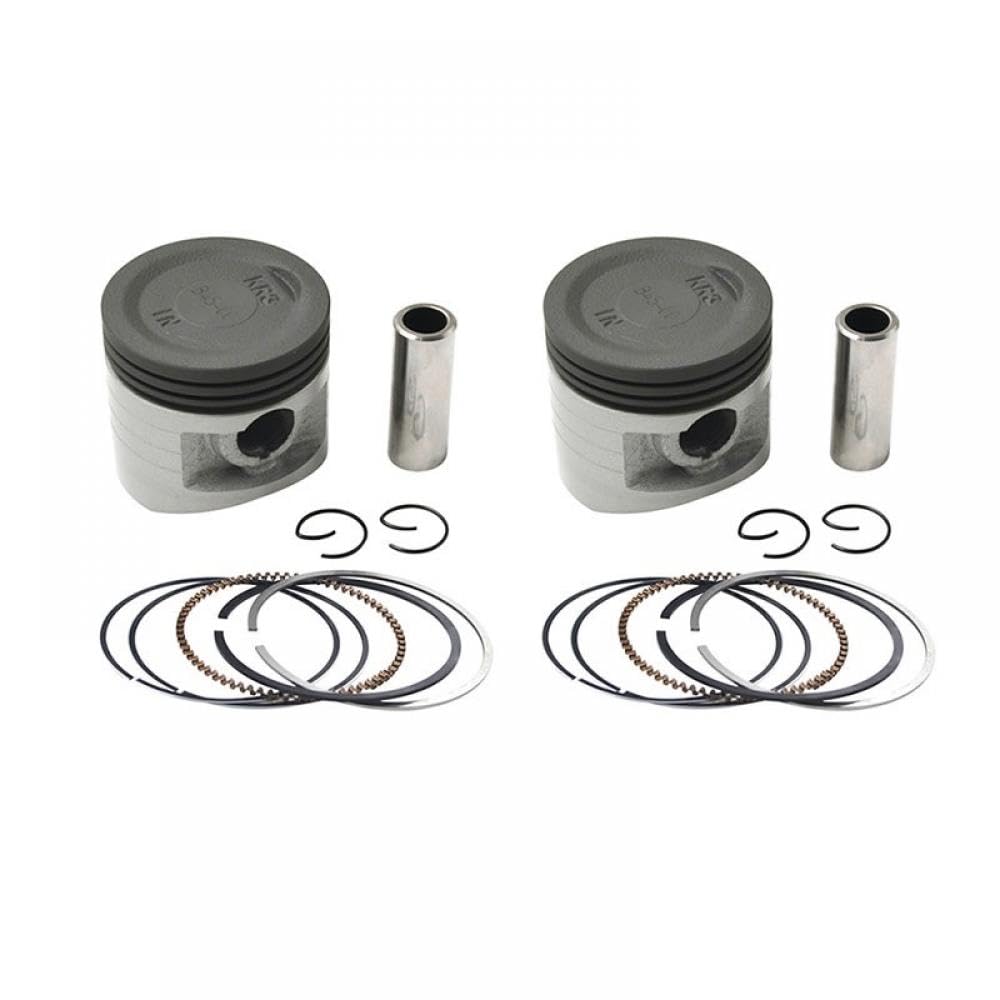 Motorrad-Kolbenring-Set, 53 bis 54 mm, kompatibel mit CA250 CMX250 1996 bis 2011, CMX250C 250 1996 bis 2015(2 SETS 53.75MM) von THgfdZX