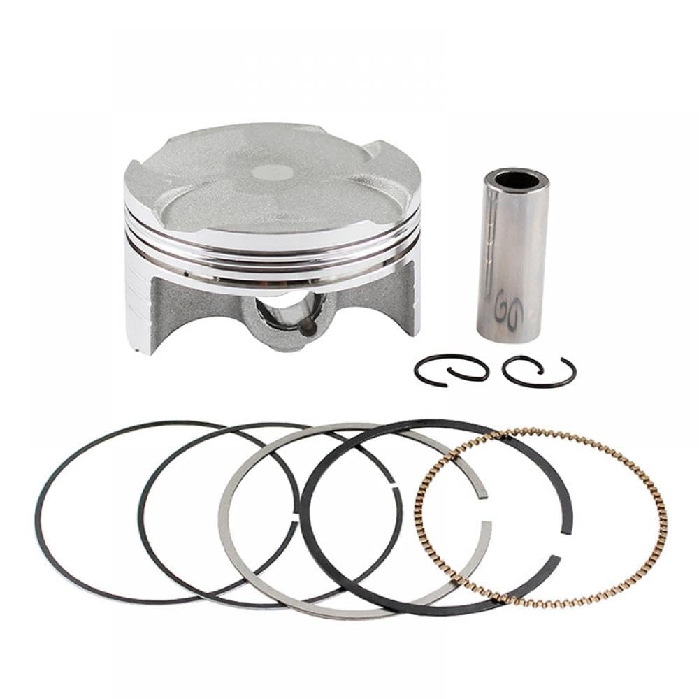 Motorrad-Kolbenring-Set, 67–68 mm, kompatibel mit YZF-R6, YZFR6 2008–2017, 13S-11631-00-00(PISTON KIT 67MM) von THgfdZX