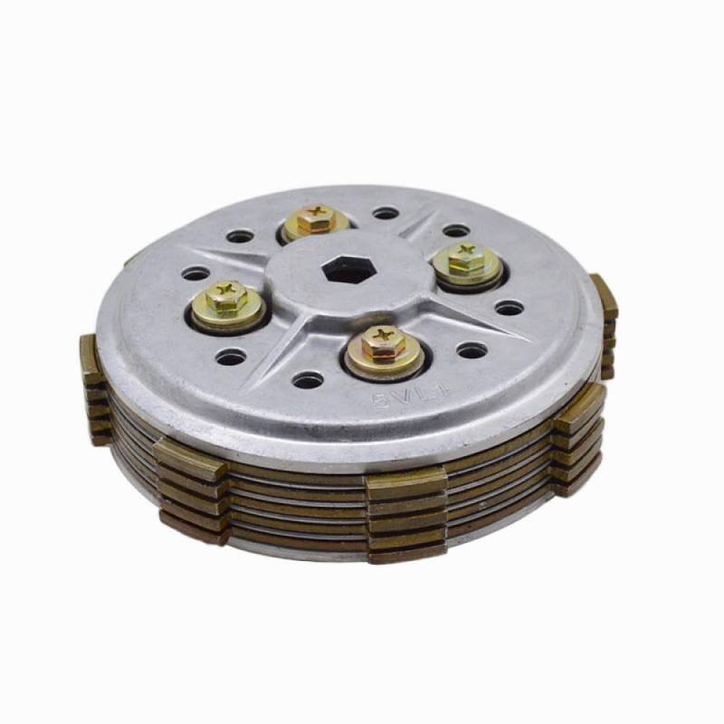 Motorrad Kupplung Reibung Disc Center Äußere Kupplung Montage Kompatibel Mit YBR125 YBR150 125cc 150cc Ersatzteile(5PCS FRICTION DISC) von THgfdZX