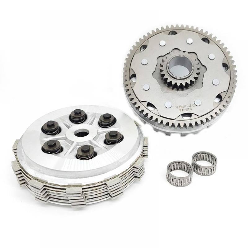 Motorrad-Motor-Kupplungsbaugruppe, Seitentrommelgehäuse-Abdeckung, kompatibel mit -Motor Racing NC250 ZS177MM 250cc 4-Takt KAYO T6 K6(SET OF ASSEMBLY) von THgfdZX