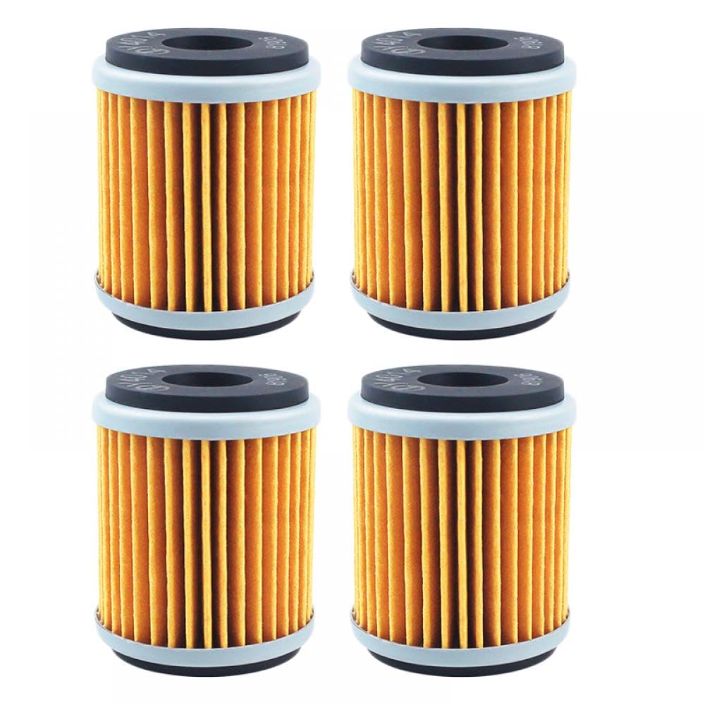 Motorrad-Ölfilter, kompatibel mit EC250 EC250F Six Days EC 250 300 EC300F EC450F 2010 bis 2015(4PCS-YELLOW) von THgfdZX