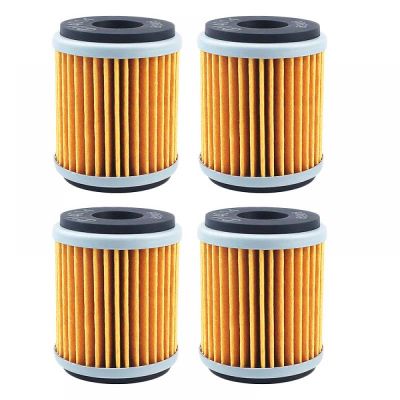 Motorrad-Ölfilter, kompatibel mit EC250 EC250F Six Days EC 250 300 EC300F EC450F 2010 bis 2015(4PCS-YELLOW) von THgfdZX