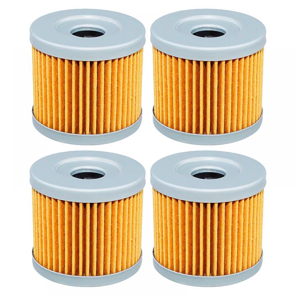 Motorrad-Ölfilter, kompatibel mit S DRZ400 DRZ400E DRZ400S DRZ400SM DRZ 400 SM Quadracer LTR 450 LTZ400 LTZ 400 Quadsport(4PCS-YELLOW) von THgfdZX