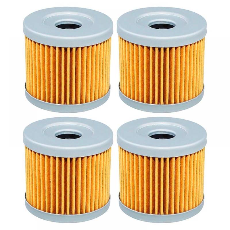 Motorrad-Ölfilter, kompatibel mit S DRZ400 DRZ400E DRZ400S DRZ400SM DRZ 400 SM Quadracer LTR 450 LTZ400 LTZ 400 Quadsport(4PCS-YELLOW) von THgfdZX