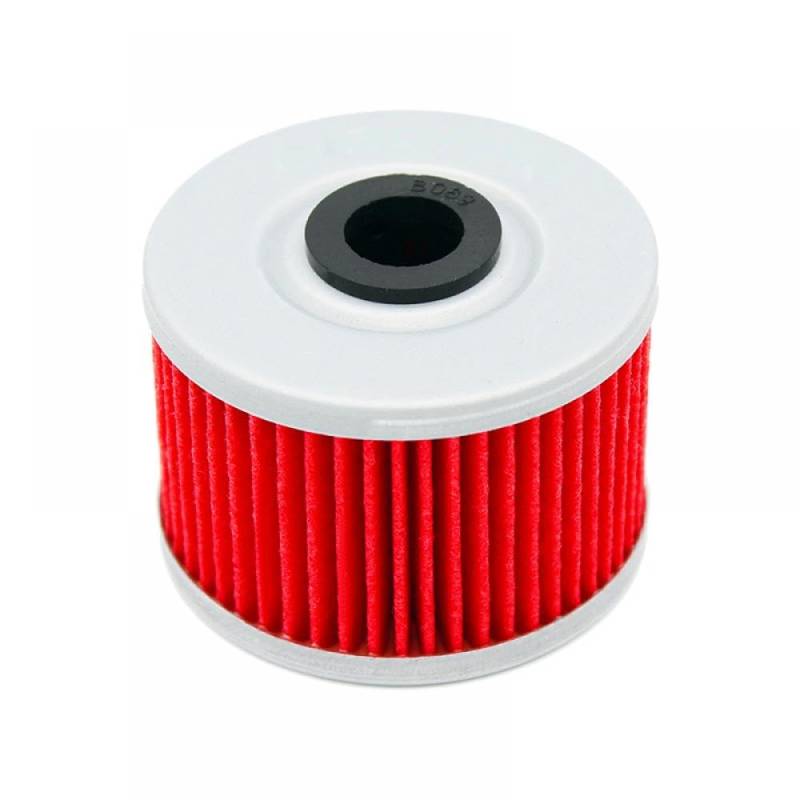 Motorrad-Ölfilter kompatibel mit Dinli 450 DMX 450 DL901 DL902 2005–2008 460 DL904 DMX 460 2008 Hisun 450 HS ATV-2 450(1PCS-RED) von THgfdZX