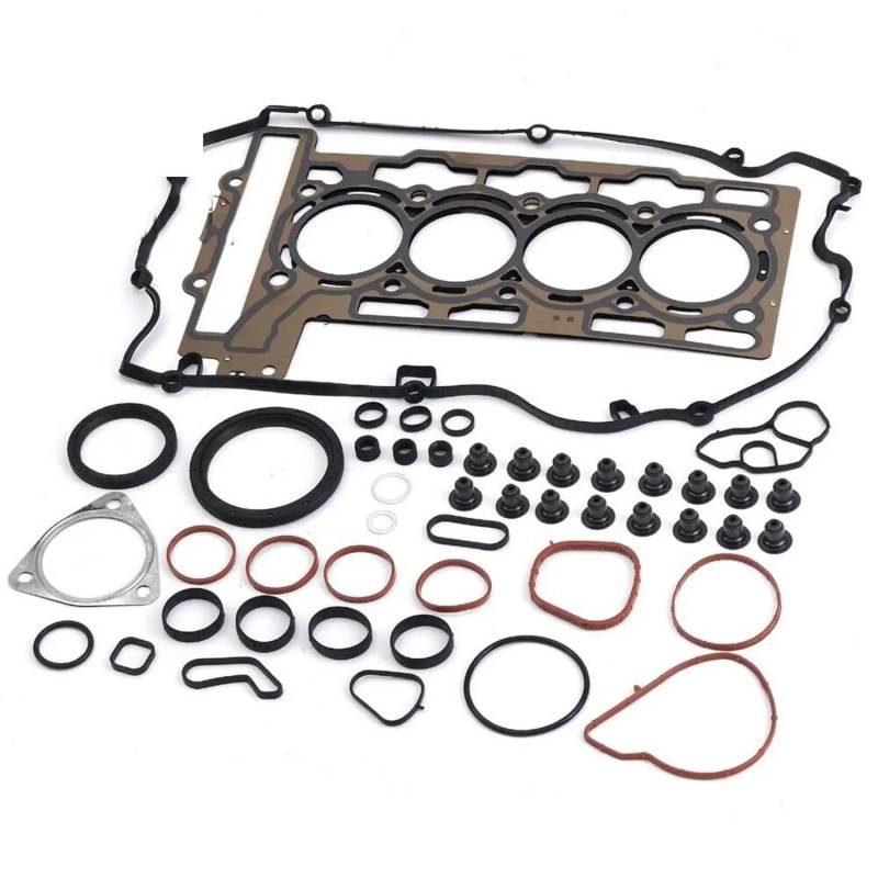 Motorüberholungs-Dichtungssatz, kompatibel mit N13B16A N18B16A Kompatibel mit 116i 118i 316i F20 F30 CR S R55 R56 R57 R58 N13 N18 1.6T von THgfdZX