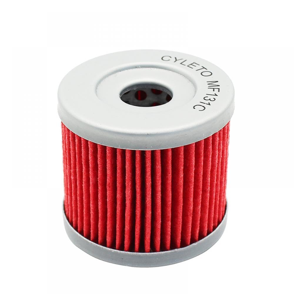 Ölfilter kompatibel mit S ALT125 ALT185 CS125 GN125 GN 125 GS125 Marauder GZ 125 LT125 LT185 Quadsport LTZ90 SP100 SP125(1PC-RED) von THgfdZX