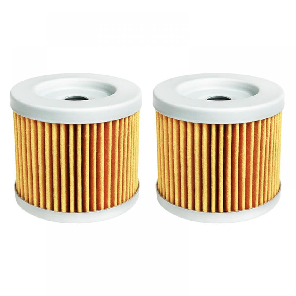 Ölfilter kompatibel mit S ALT125 ALT185 CS125 GN125 GN 125 GS125 Marauder GZ 125 LT125 LT185 Quadsport LTZ90 SP100 SP125(2PCS-YELLOW) von THgfdZX