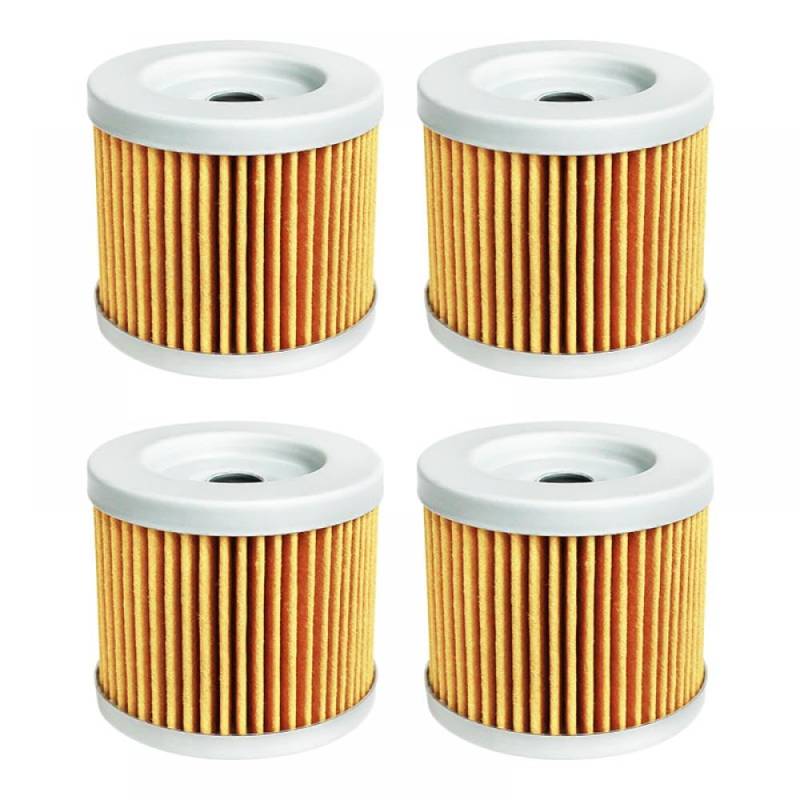 Ölfilter kompatibel mit S ALT125 ALT185 CS125 GN125 GN 125 GS125 Marauder GZ 125 LT125 LT185 Quadsport LTZ90 SP100 SP125(4PCS-YELLOW) von THgfdZX