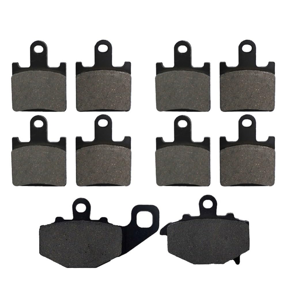 Performance-Bremsbeläge vorne und hinten, kompatibel mit K N ZX6R ZX-6R ZX 6R ZX600 ZX 600 Modelle 2007 2008 2009 2010 2011 2012 2013 2014(2 SETS FRONT) von THgfdZX