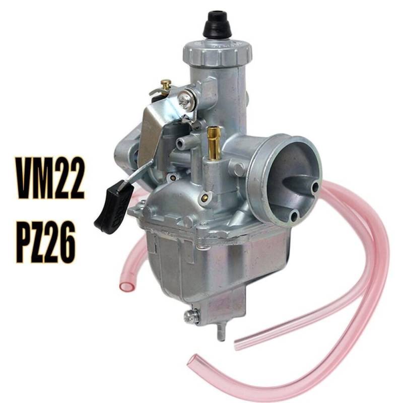 VM22 26 mm Vergaser, kompatibel mit 110 cc 125 cc Pit Dirt Bike ATV Quad PZ26 Performance-Teil(PICTURE COLOR) von THgfdZX