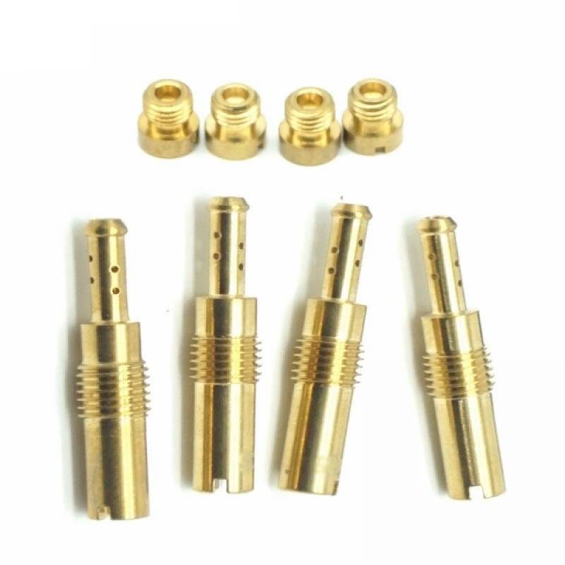 Vergaser-Reparatursatz mit Vakuummembranen, kompatibel mit VF500C V30 VF500F VF500 CV-Vergaserdüsen(4 JETS SETS) von THgfdZX