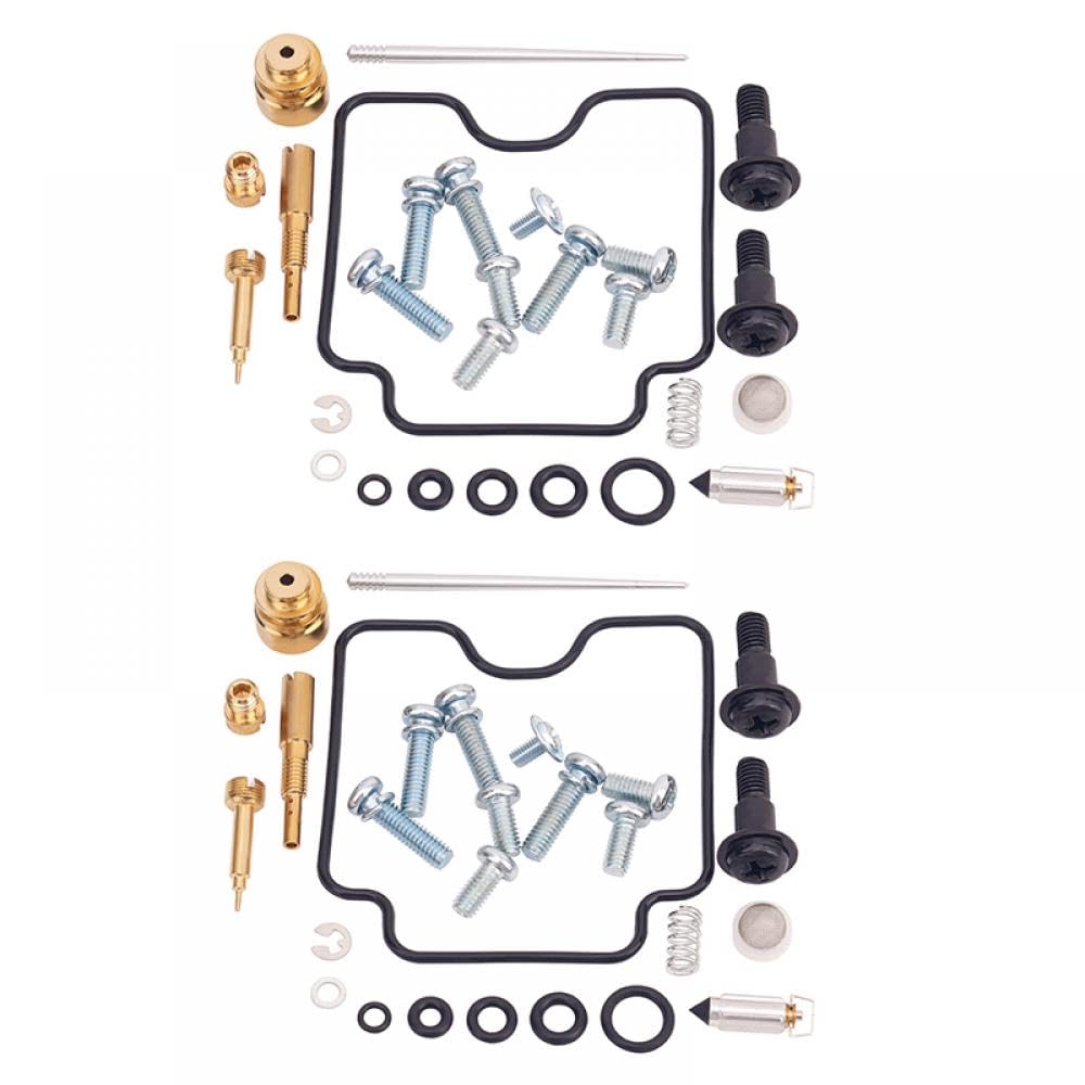 Vergaser-Umbausatz für XVS11 XVS1100 XVS11A XVS1100A XVS11AT XVS1100AT, kompatible Motorradreparatur 7261638-2(2 SET) von THgfdZX