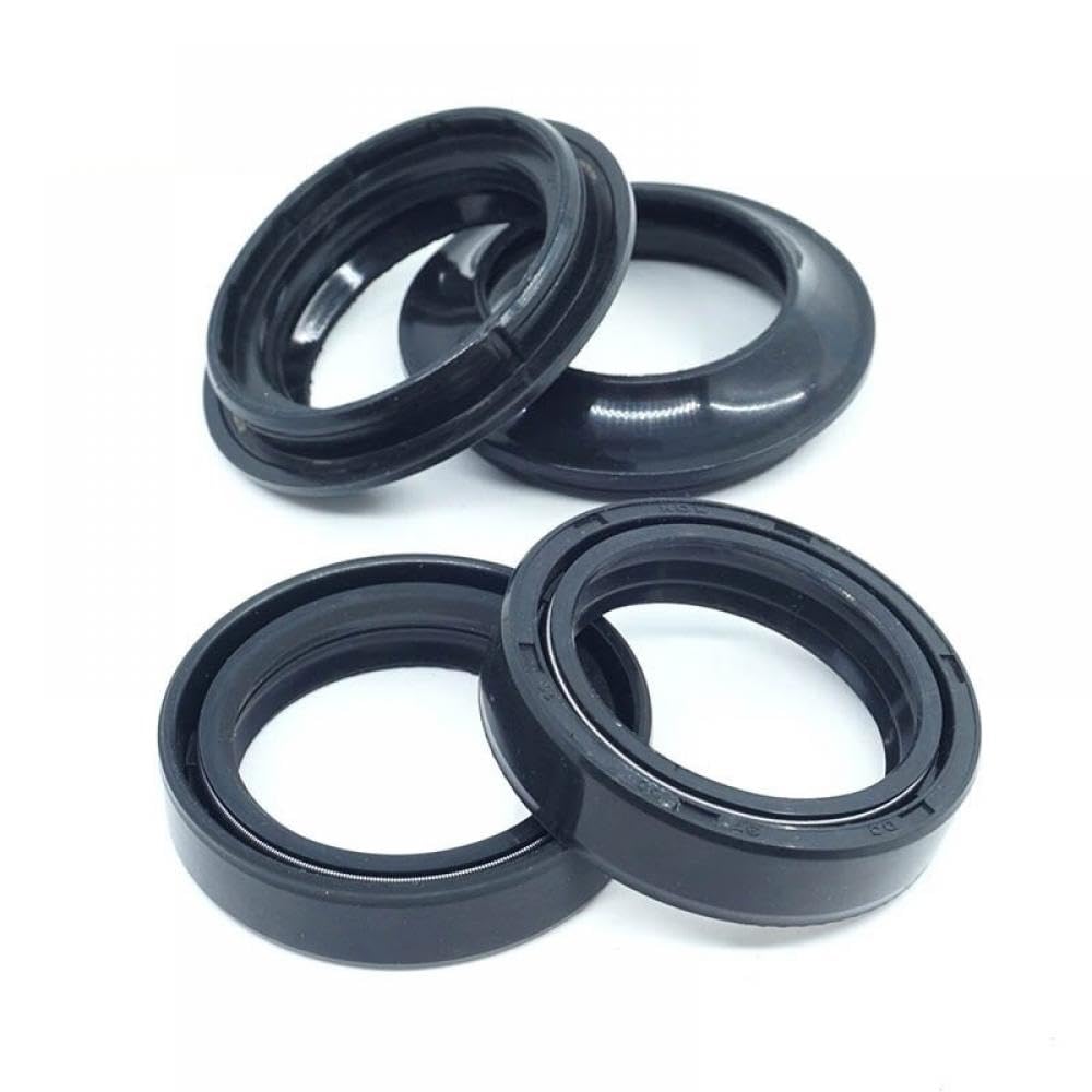 Vorderradgabel-Öldichtungen, Staubabstreifer-Set, kompatibel mit ZX10R 2011–2019 ZX10RR 2017–2019 1500 1600 und 2002–2006(OIL DUST SEALS) von THgfdZX