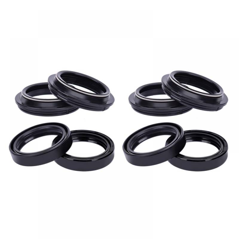 Vorderradgabelaufhängungsdämpfer Öldichtung Staubschutz 43x55x11 Kompatibel mit D 998R 998 1098 R 999S 999 S 999R 999 R 1098R Superbike(4XOIL SEAL 4XCOVER) von THgfdZX