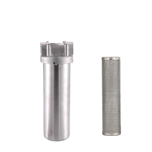 10inches Prefilter 304 Stainless Steel hot Water Filter housing DN15 DN20 DN25 for high Temperature high Flow Cartridge Filters(10bottom dn15 withSS) von TIAJTHYD