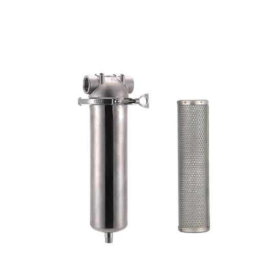 10inches Prefilter 304 Stainless Steel hot Water Filter housing DN15 DN20 DN25 for high Temperature high Flow Cartridge Filters(10clamp dn15 withSS) von TIAJTHYD