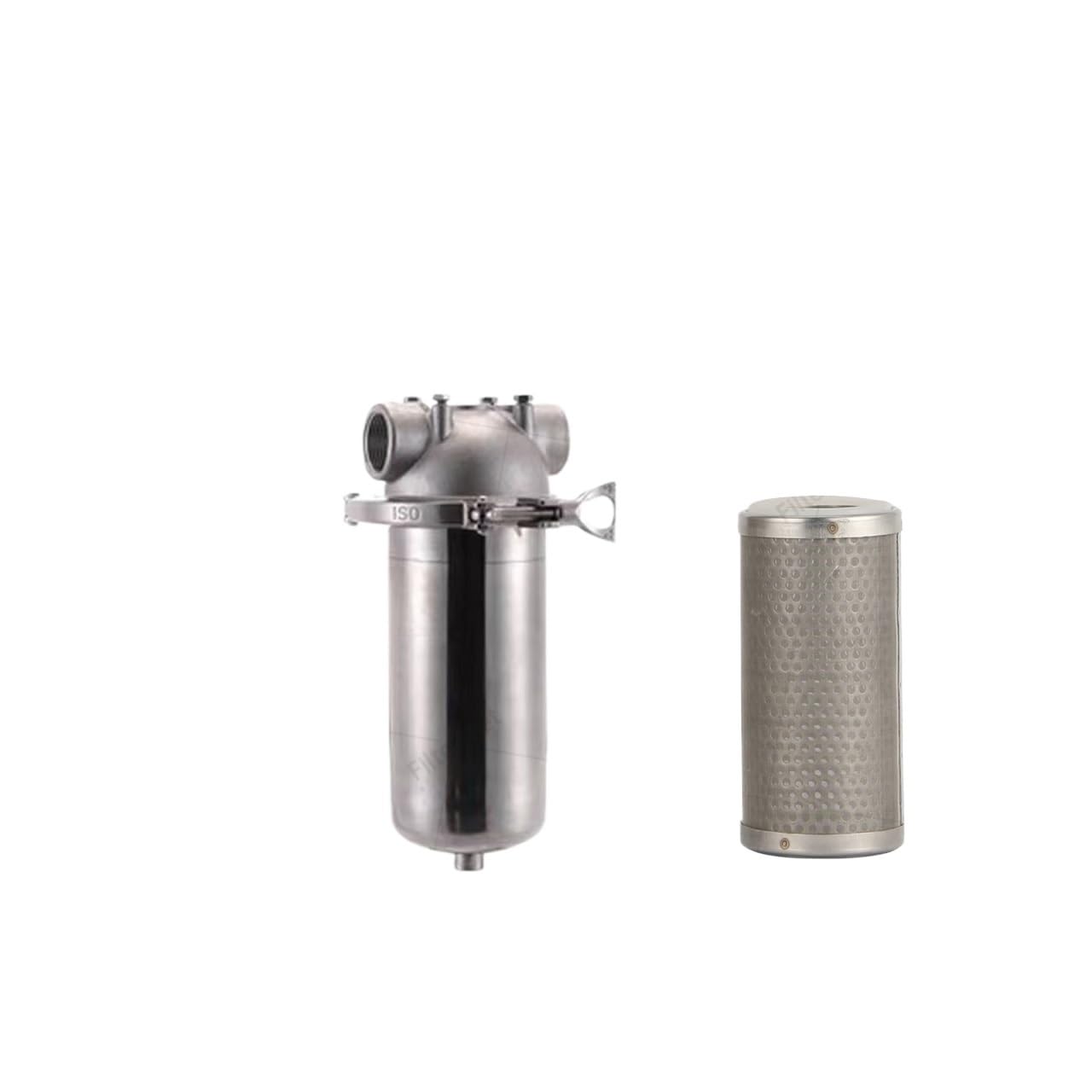 10inches Prefilter 304 Stainless Steel hot Water Filter housing DN15 DN20 DN25 for high Temperature high Flow Cartridge Filters(5clamp dn25 with SS) von TIAJTHYD