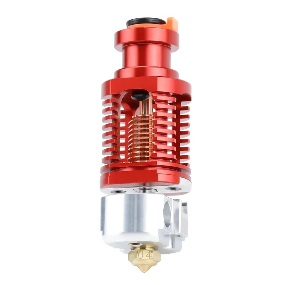 3D-Drucker 2.4 I3 V6 Hotend Red Lizard k1 Bimetall-Baugruppe, verkupferte Hotend-Düse for Ender 3 V2-Extruder-Upgrade(Red Aluminum) von TIAJTHYD