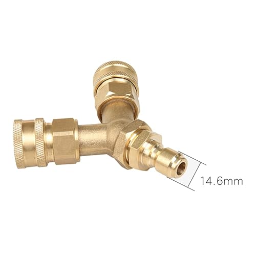 Tee Spliter Adapter with 3/8 inch Quick Release Connector for High Pressure Washer von TIAJTHYD