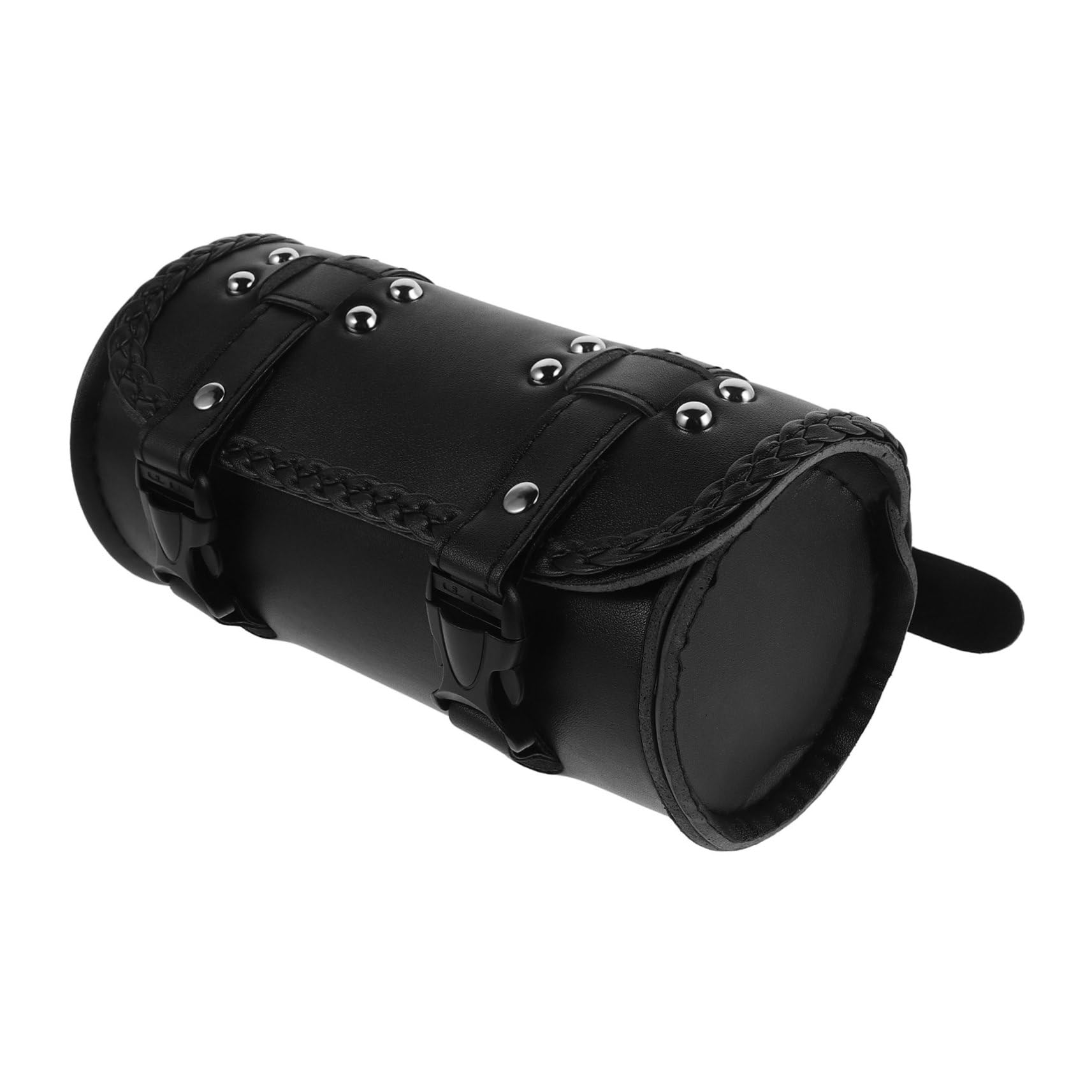 TIDTALEO 1 Satz Fahrradtasche Roller modifiziertes Fahrrad werkzeugtasche Fahrzeug Werkzeugtasche -Satteltasche Seitentaschen für Motorräder PU-Leder Black von TIDTALEO