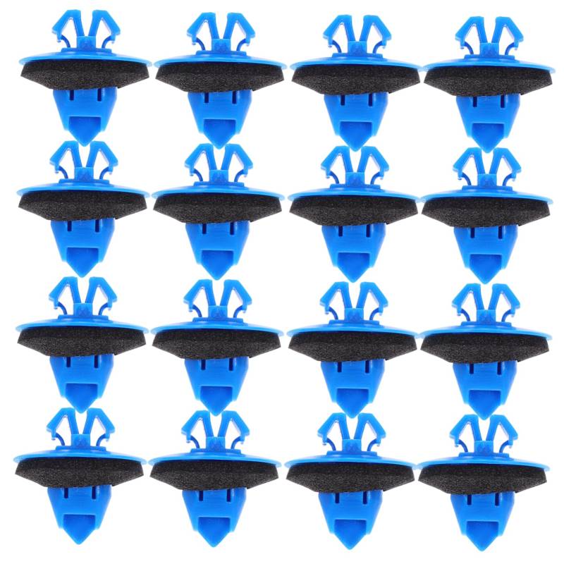 TIDTALEO 100st Glockenmund-modellclip Stapelbare Waschmaschine Und Trockner Kabelclip Kabel Ordentlich -streifen-clips -streifenlichter Ofen Trockner Knopf Austausch Auto Blue Plastik von TIDTALEO