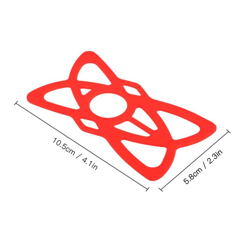 Fahrrad-Telefonhalter, Telefonhalter für Fahrrad, Einfache Installation, Silikon-Halter, Fahrrad-Telefonhalterung, Handy-Halterung für Fahrräder (Rot) von TIKATARER