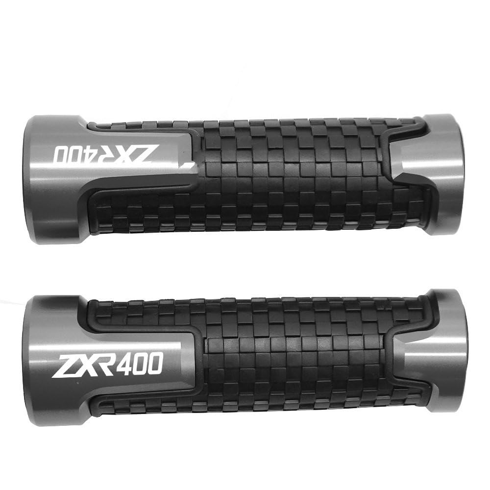 TIMJAN Motorrad Lenkergriffe Für KA&WA&SAKI ZXR400/ZXR 400 Universal 7/8 "22mm Motorrad Motorrad Aluminium Gummi Anti-Slip Griff Bar Lenker Handgriffe(47) von TIMJAN