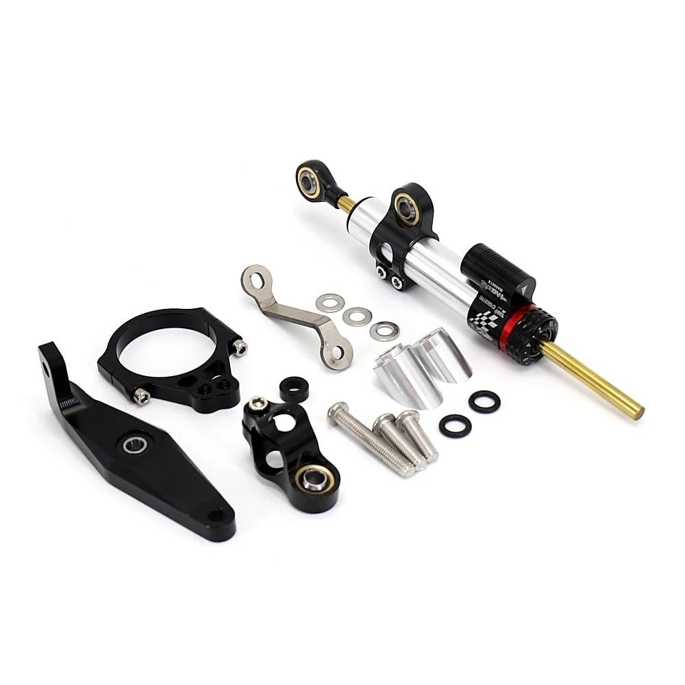 TIMJAN Motorrad Lenkungsdämpfer Für Y&AMAHA MT 09 Mt 09 Mt09 SP MT09 MT-09 SP 2021 2022 2023 CNC Lenkung Dämpfer Stabilisator Montage Kit Halterung(20) von TIMJAN