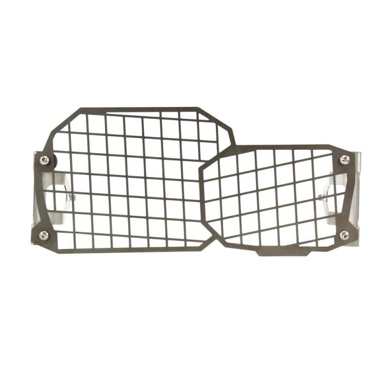 TIMJAN Motorrad Scheinwerfer Grill CNC Motorrad Scheinwerfer Schutzfolie Für B&MW F650/F700/F800 GS F800GS F700GS F650GS F 800/700/650 GS 2008-2016(Silver) von TIMJAN