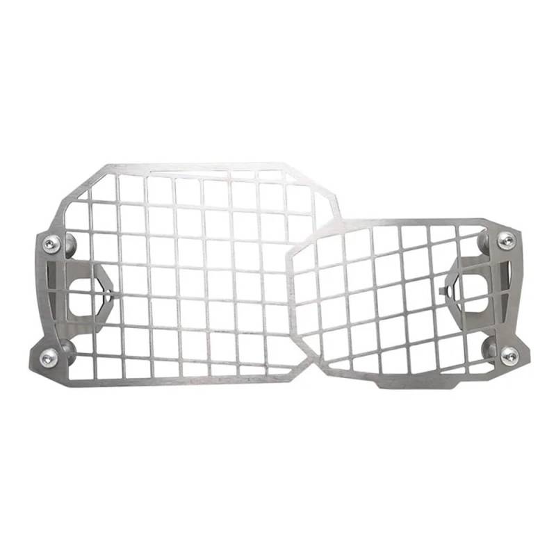 TIMJAN Motorrad Scheinwerfer Grill Für B&MW F800GS F700GS F650GS F 800 GS 700 650 GS 2008-2018 2017 2016 Scheinwerferschutz Grille Schutzabdeckung Handlichtgitter(Silver) von TIMJAN