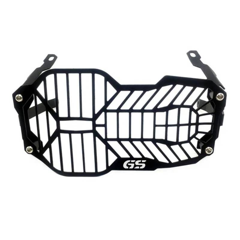 TIMJAN Motorrad Scheinwerfer Grill Für B&MW R1200GS R 1200 GS GSA R1250GS LC Abenteuer Motorrad Zubehör Scheinwerfer Schutz Grille Schutz Abdeckung Motor Teile(GS Black) von TIMJAN