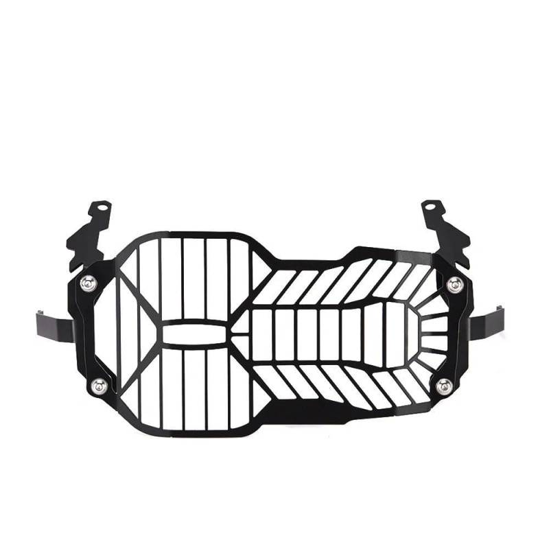 TIMJAN Motorrad Scheinwerfer Grill Für B&MW R1200GS R1250GS Frontscheinwerfer Grille Abdeckung Licht Abdeckung Mesh R1200 ADV Abenteuer Grill Motorrad Zubehör(Stainless Steel) von TIMJAN