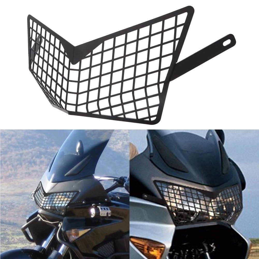 TIMJAN Motorrad Scheinwerfer Grill Motorrad Scheinwerfer Schutz Für H&ONDA Varadero XL1000V 2003-2013 Kopf Licht Schutz Abdeckung Schutz Grill Grille Schutz von TIMJAN