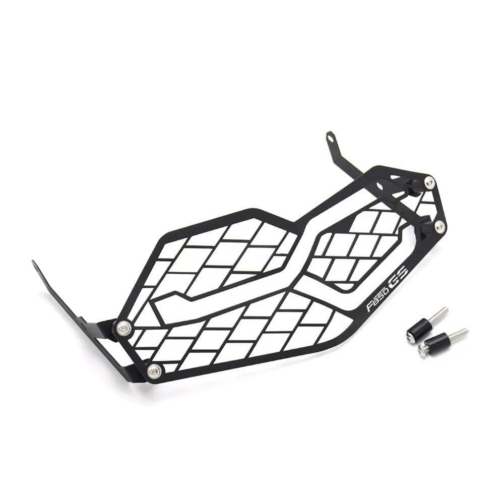 TIMJAN Motorrad Scheinwerfer Grill Motorrad Scheinwerfer Schutz Grille Abdeckung Schutz Gitter Schwarz Transparent FÜR B&MW F750GS F850GS F850 GS Abenteuer 2019-2023 2021(A F850GS ADV) von TIMJAN