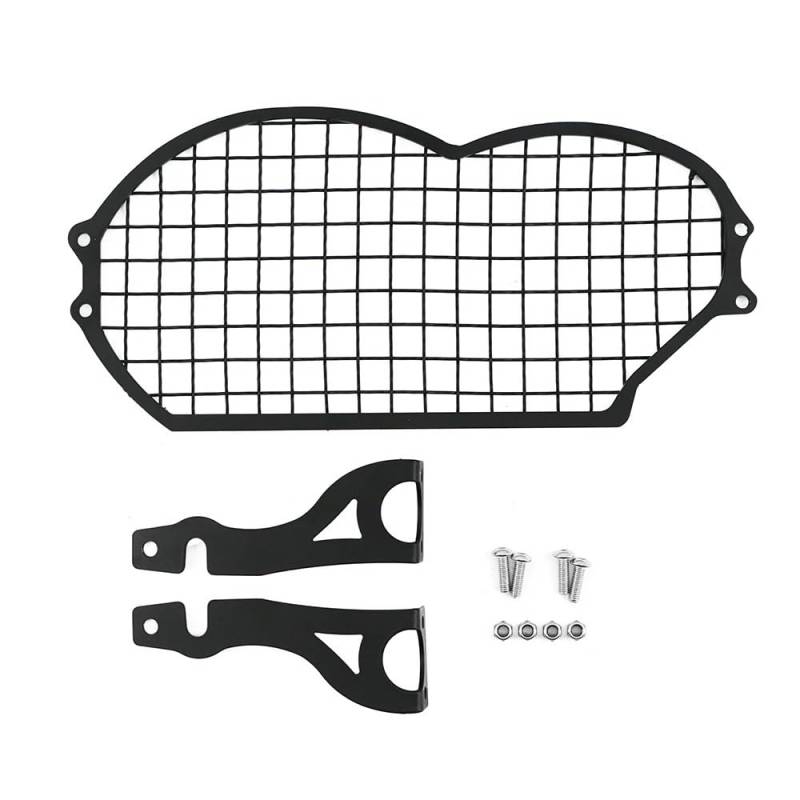 TIMJAN Motorrad Scheinwerfer Grill R1200GS Scheinwerfer Schutz Schutz Abdeckung Für B&MW R1200GSA R 1200 GS ADV 2004-2008-2012 Motorrad Kopf Licht Schutz Grill(Metal-A) von TIMJAN