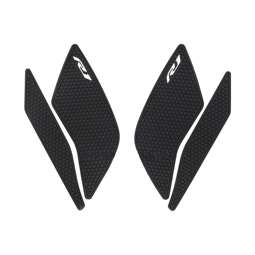 TIMJAN Motorrad-Tankaufkleber Motorrad Seite Kraftstoff Tank Pads Schutz Aufkleber Knie Grip Traktion Für Y&AMAHA YZF R1 R1M YZFR1 YZF-R1 2015-2021(0) von TIMJAN