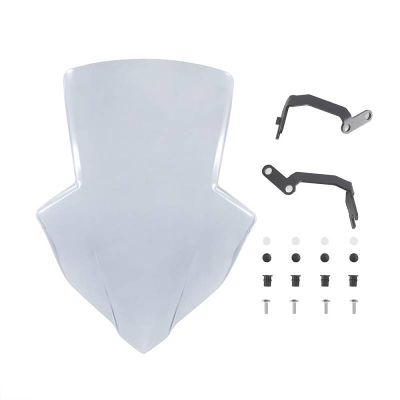 TIMJAN Motorrad Windabweiser Motorrad Luftstrom Wind Visier Deflektor Fly Screen Windschutzscheibe Windschutz Schutz Für H&ONDA CB650F CB 650F 2014-2018 2019 2020(12) von TIMJAN