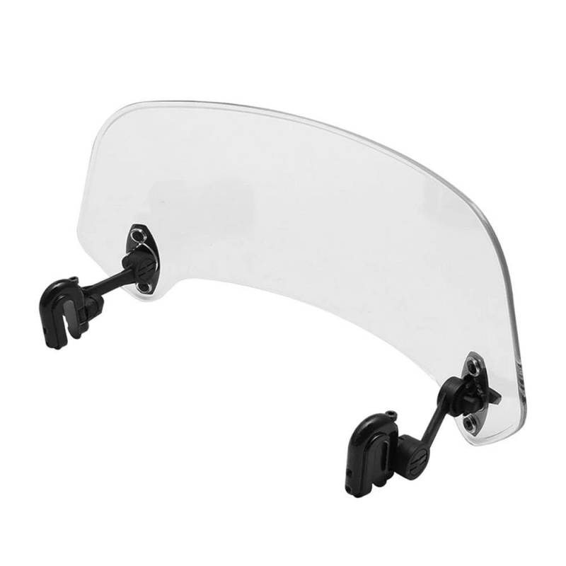 TIMJAN Motorrad Windabweiser Motorrad Universal Windschutzscheibe Verlängerung Windabweiser Einstellbare Spoiler Clamp-On Deflektor Für Suzuki(4) von TIMJAN