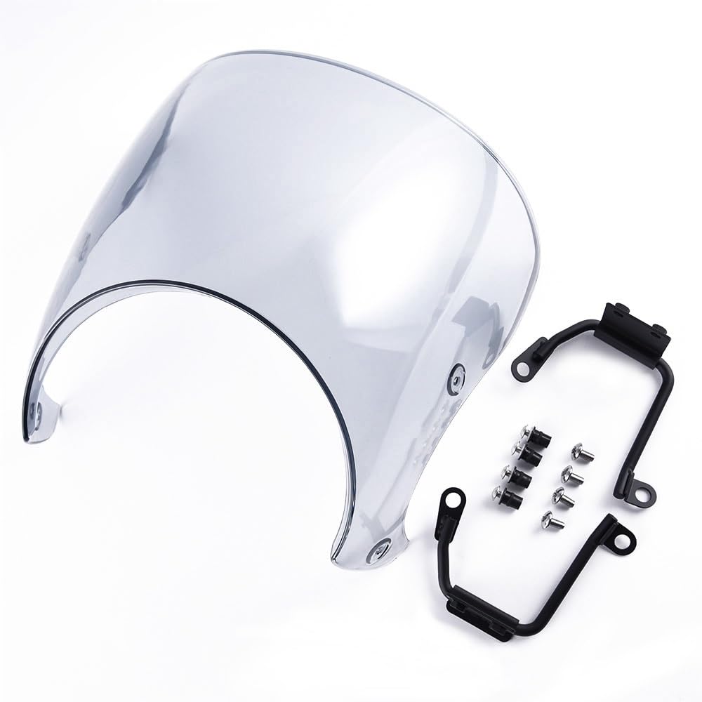 TIMJAN Motorrad Windabweiser Motorrad Windabweiser Schild Schirm Spoiler Sonnenblende mit Halterung für KA&WA&SAKI Z900 RS 2018–2023 2021(20) von TIMJAN