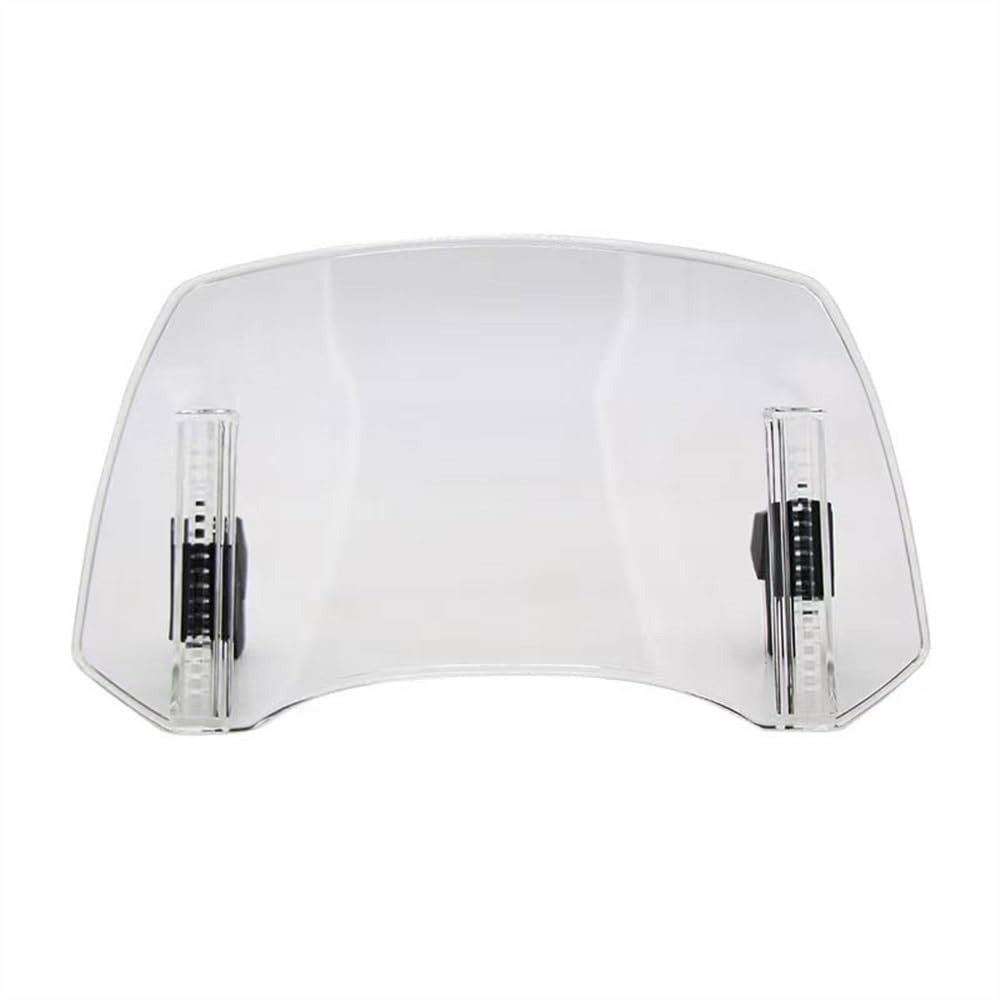 TIMJAN Motorrad Windabweiser Motorrad Zubehör Einstellbare Windschutzscheibe Verlängerung Spoiler Windabweiser Für B&MW K1300 K1200 GT LT K1600 GTL(Clear12) von TIMJAN