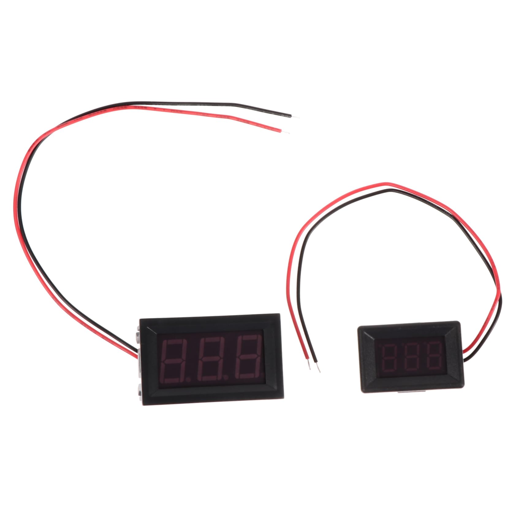 TINEASUR 2St Voltmeter spannungsprüfer voltage tester Spannungsmesser für Motorradbatterie Batteriespannungsmesser Mini-Batteriespannungswächter batterie monitor Plastik von TINEASUR