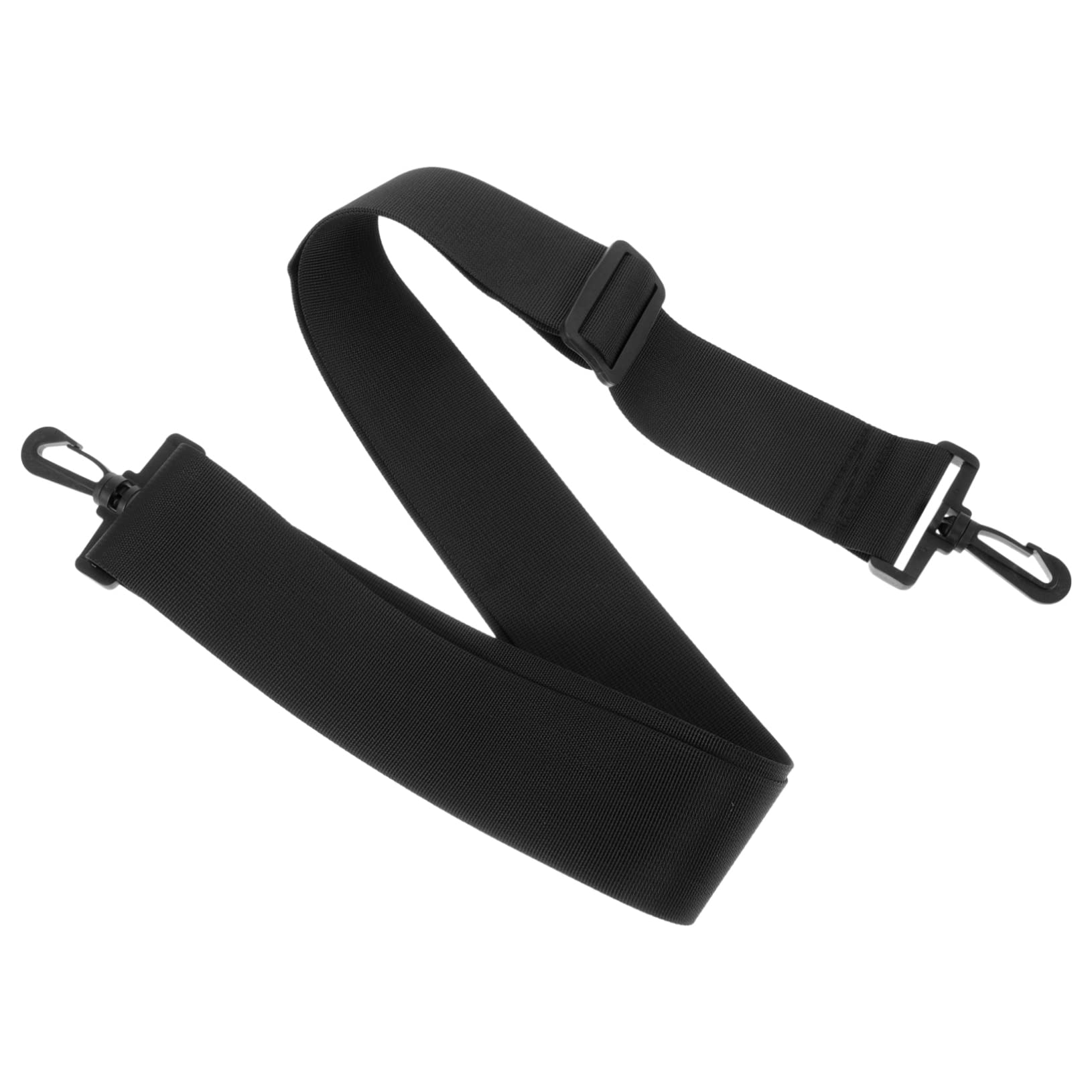 TINEASUR Gurt für Tasche Schultergurt taschengurt Luggage Straps rücken Gurt zurgurt Verstellbarer Riemen Umhängegurte Riemen für Laptop-Umhängetasche Umhängetaschenriemen Polyester Black von TINEASUR