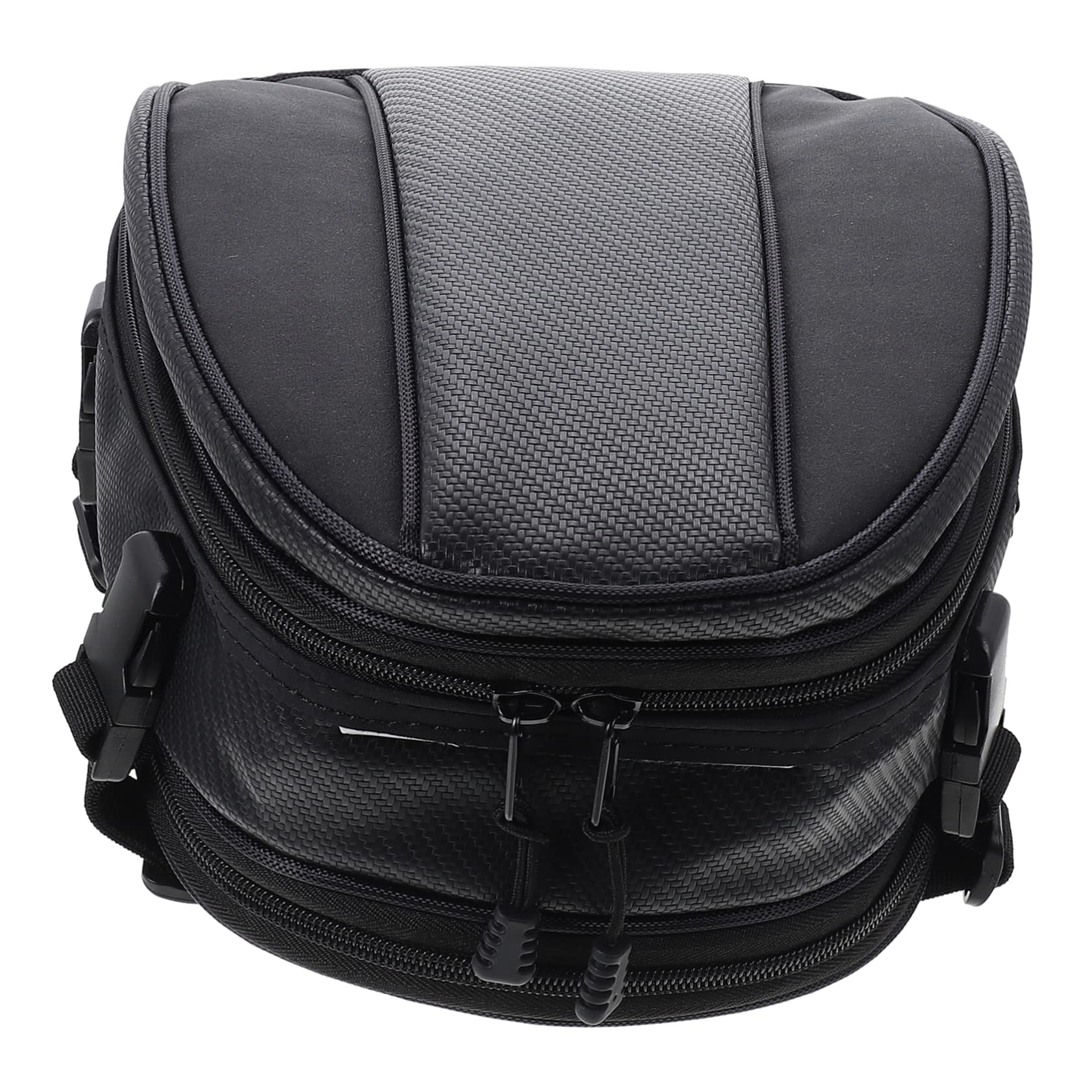 TINEASUR Sitztasche Reisetasche Fahrradhelmtasche Fahrradsatteltasche Hecktasche Reise-Organizer-Taschen Helmhalter Reittasche Black Hochwertiges Wasserdichtes Oxford-Tuch von TINEASUR