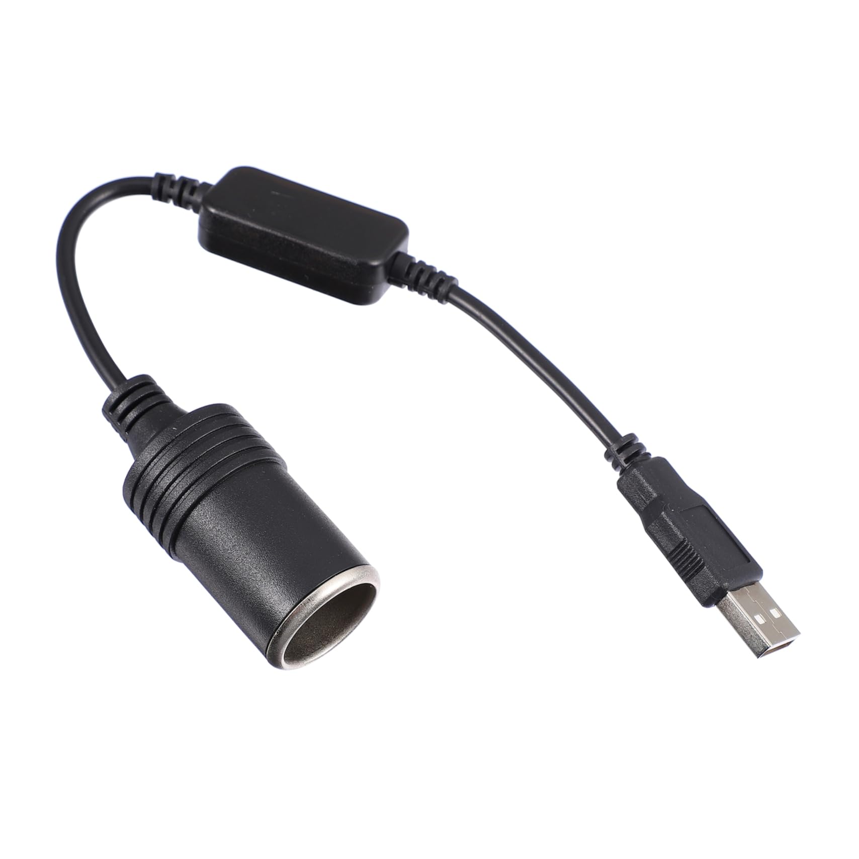 TINEASUR Stromwandler c USB-Kabel USB zum zigarettenanzünder schwarze Steckdosen leichtere Adapter Netzteil kfz-usb-adapter auto zigarettenanzünder leichtere Steckdose Autozubehör PVC Black von TINEASUR