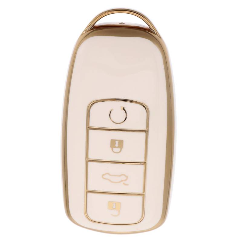 TINEASUR TPU Autoschlüssel Hülle Für Chery C11J Key Fob Cover Schlüssel Schutz Case Kompatibel Mit Chery Q1 Schutzhülle Für Autofernbedienungen Schlüssel Cover von TINEASUR