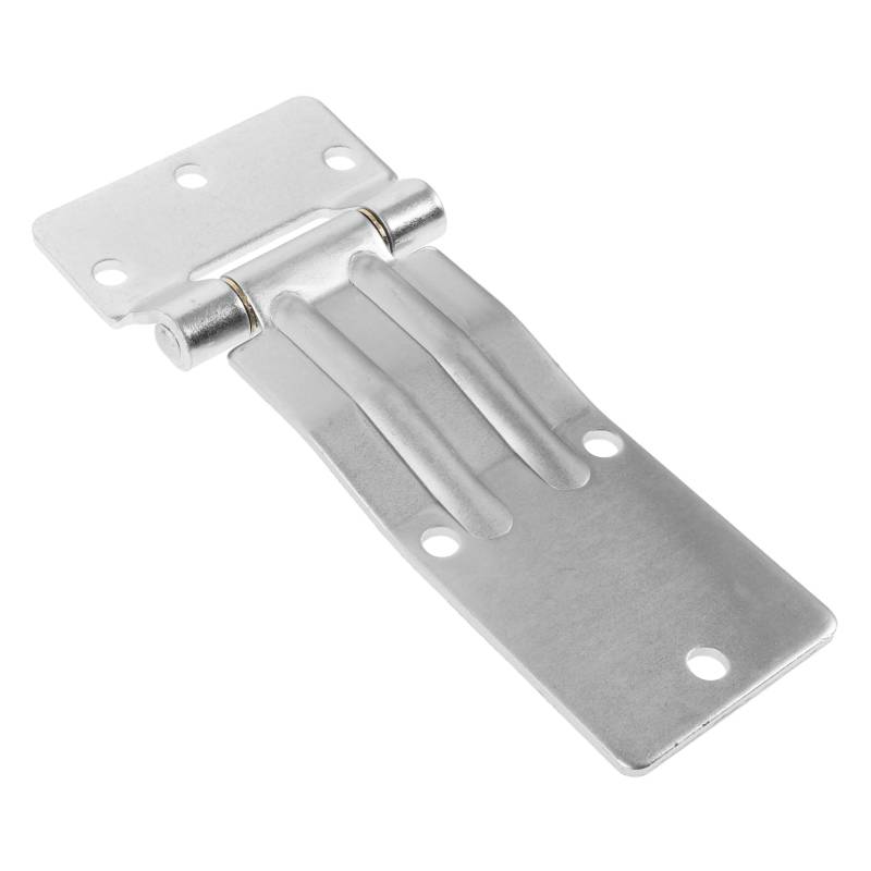 TINEASUR Wagenscharniere Scharniere klein Hochleistungs-Türscharniere Anhänger-Hardware Metallscharniere Scharniere schwere Ausführung Türscharniere für Anhänger Galvanisiertes Eisen Silver von TINEASUR